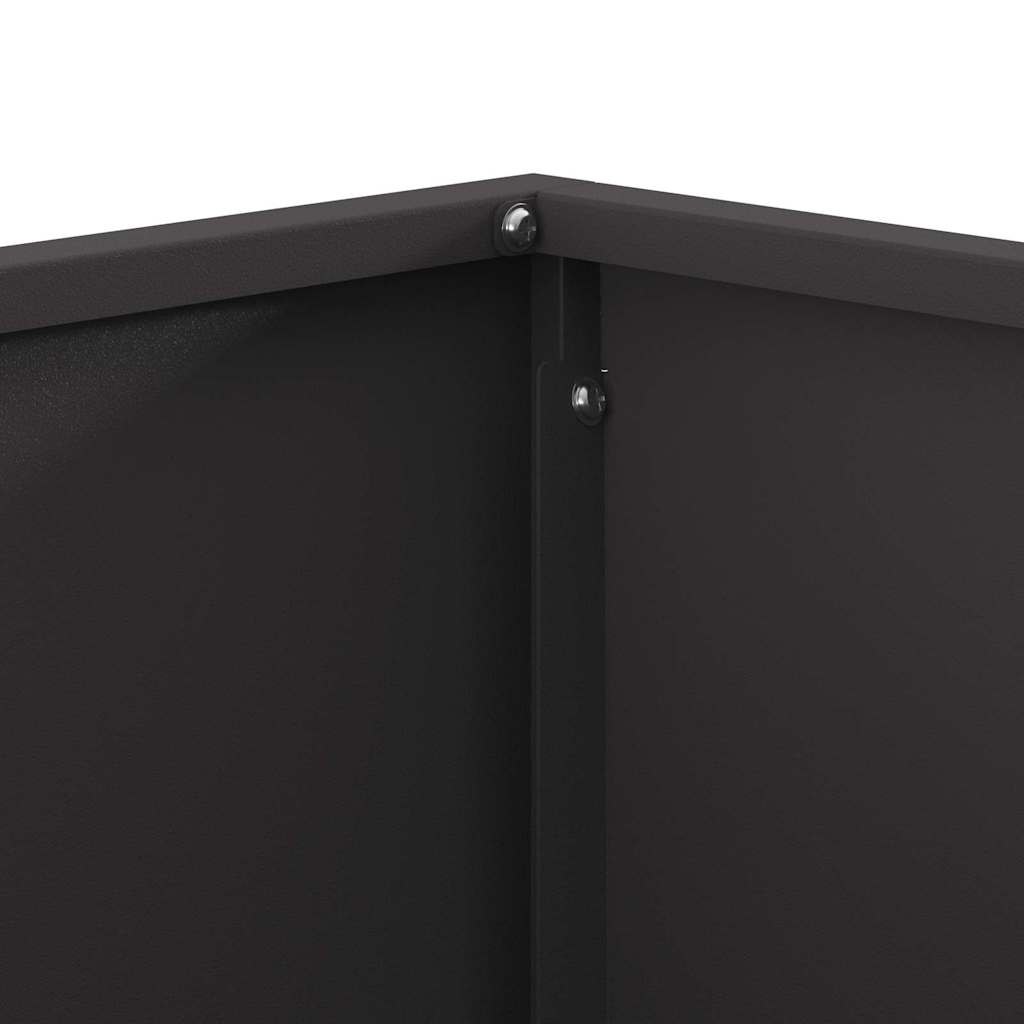 Eldstad Svart 80 x 80 x 40 cm Stål