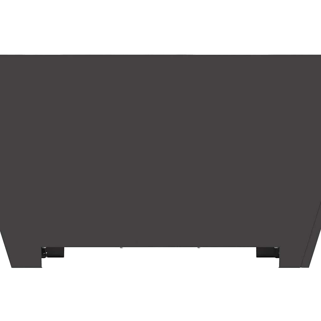 Eldstad Svart 80 x 80 x 40 cm Stål