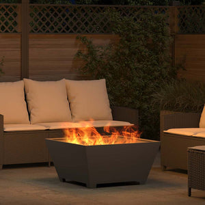 Eldstad Svart 80 x 80 x 40 cm Stål