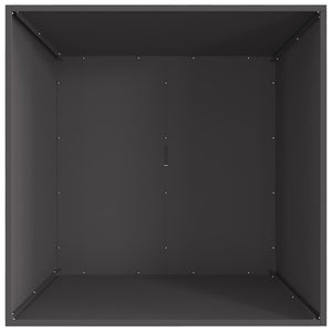 Eldstad Svart 80 x 80 x 40 cm Stål