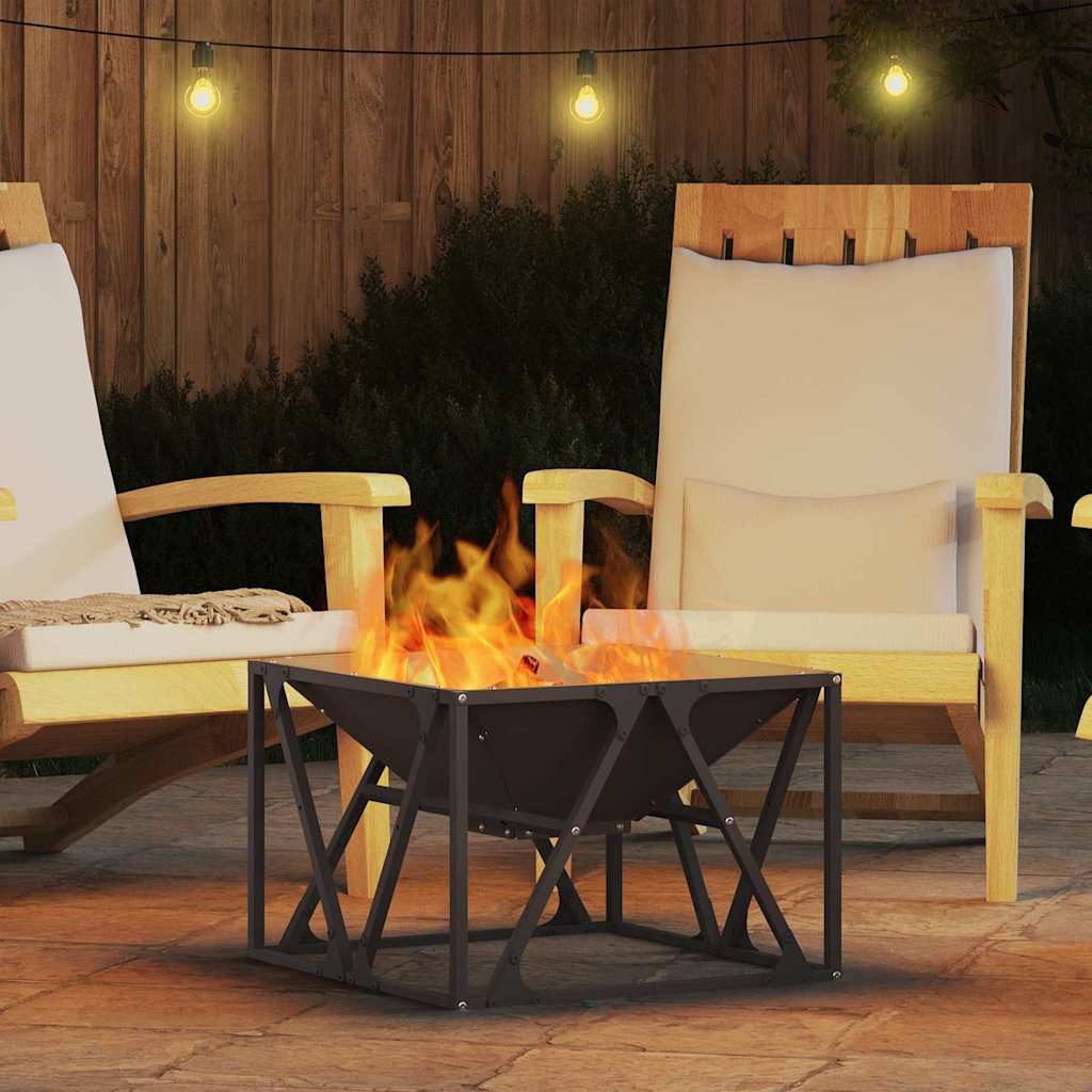 Eldstad Svart 50 x 50 x 35 cm Stål