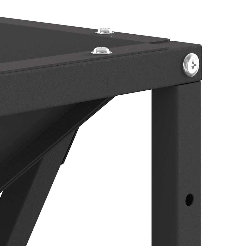 Eldstad Svart 80 x 80 x 40 cm Stål