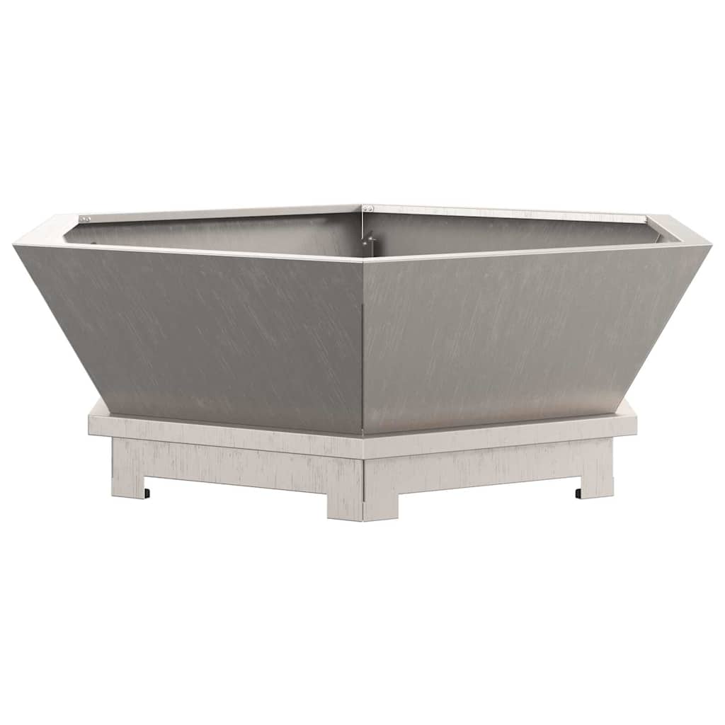 Eldstad Brun 75 x 75 x 28 cm cortenstål