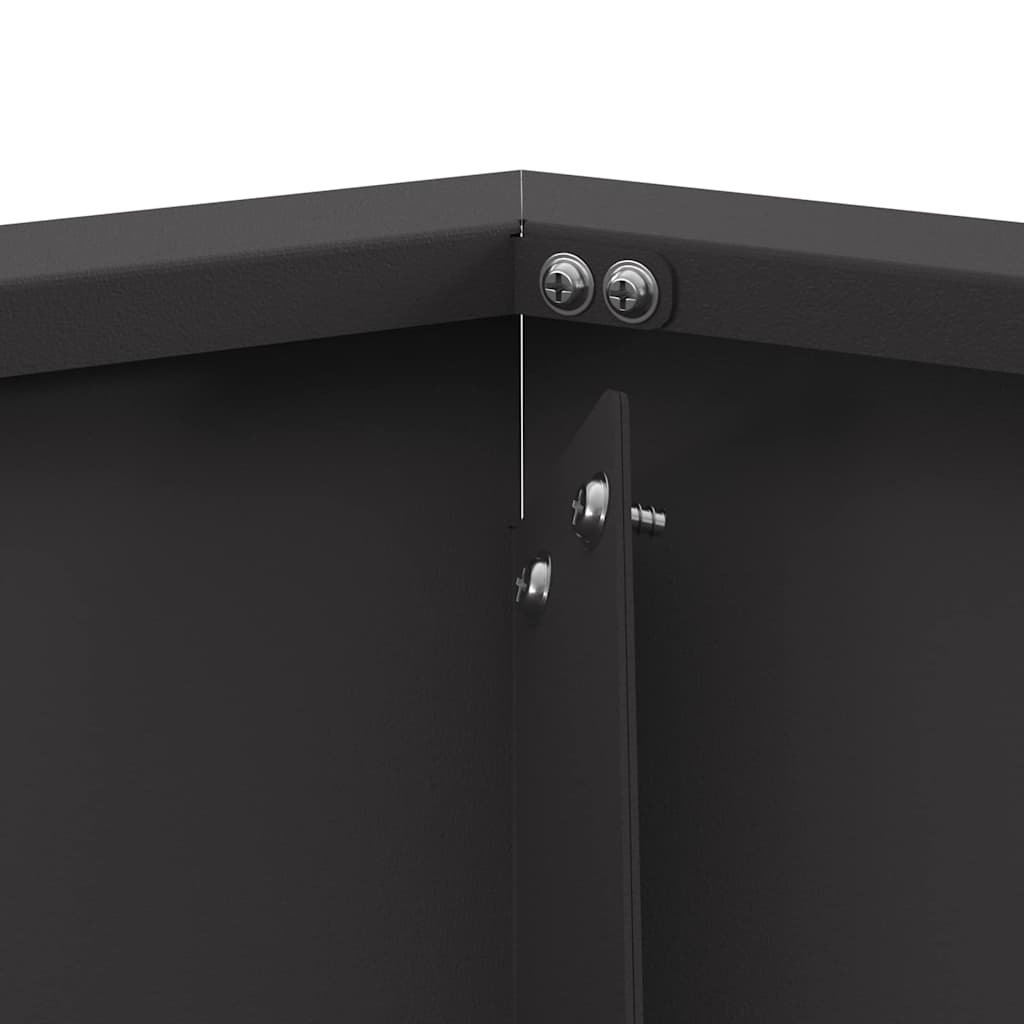 Eldstad Svart 100 x 100 x 28 cm Kallvalsat stål