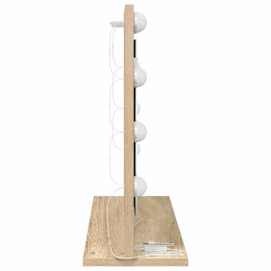 Smink Spegel Sonoma-ek 60 x 45 x 18 cm Glas och konstruerat trä