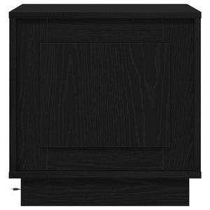 Nattduksbord 2 pcs Svart 44 x 34,5 x 45 cm Konstruerat trä