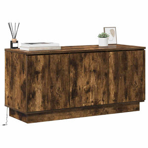 TV-skåp Rökt ek 100 x 38 x 49 cm Konstruerat trä