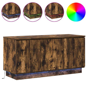 TV-skåp Rökt ek 100 x 38 x 49 cm Konstruerat trä