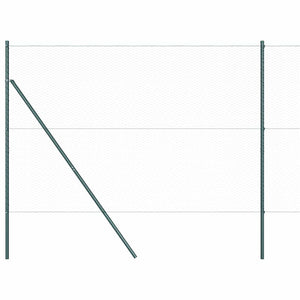 Stängselstolpe Grön 50 x 1,6 m (25 mm nät) Stål och PVC