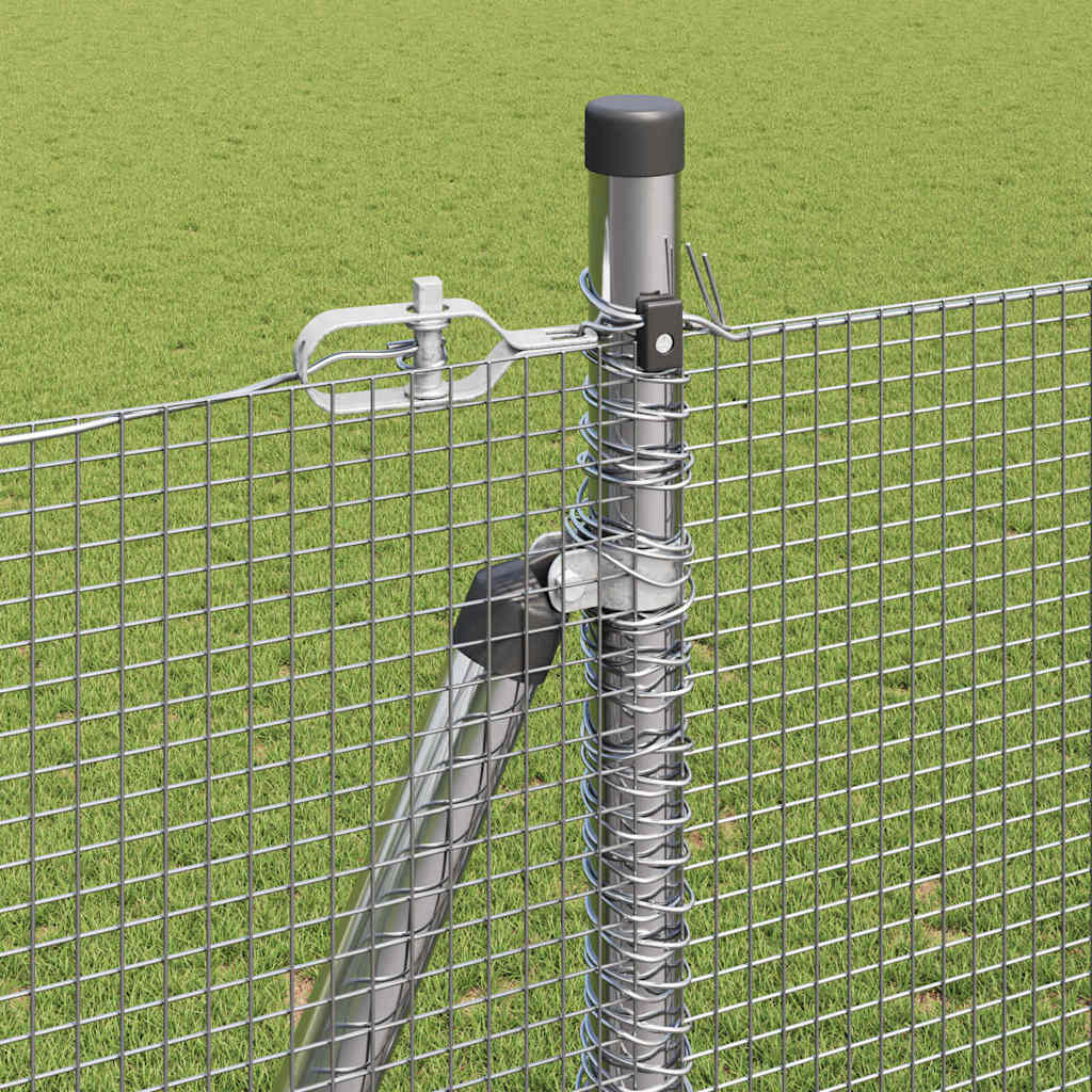 Stängselstolpe Silver 50 x 1,5 m (12 x 12 mm nät) Stål