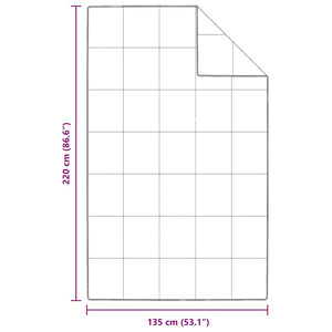 Vinter Täcke Vit 135 x 220 cm Fjäder