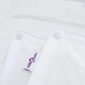 2-i-1 Duntäcke Vit 200 x 220 cm Fjäder