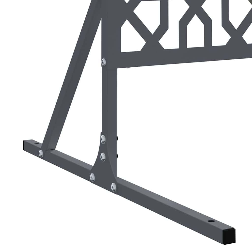 Avskärmningsskärm Antracit 100 x 50 x 180 cm Stål