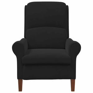 fåtölj Svart 76 x 94 x 102 cm Sammet