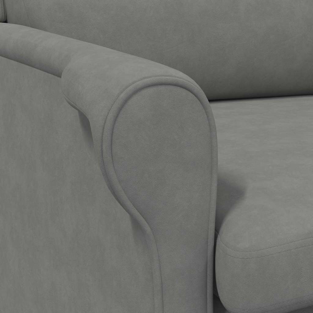 fåtölj Mörkgrå 76 x 94 x 102 cm Mikrofiber