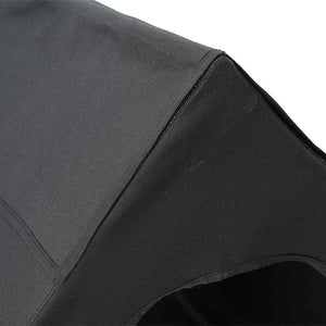 Hundhus Svart 110 x 75 x 107.5 cm Oxford Tyg och Stål