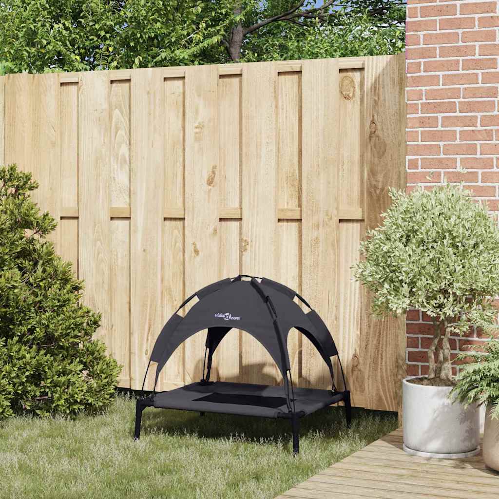 Hundsäng Svart m Stål