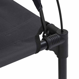 Hundsäng Svart 122 x 93 x 106,5 cm Stål