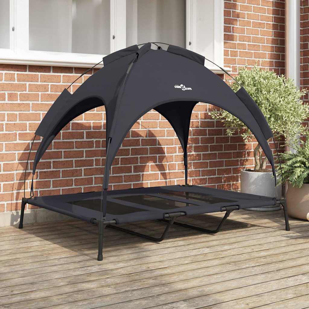 Hundsäng Svart 122 x 93 x 106,5 cm Stål