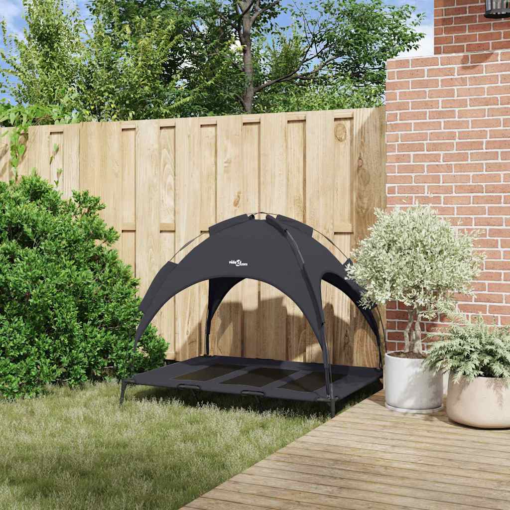 Hundsäng Svart 122 x 93 x 106,5 cm Stål