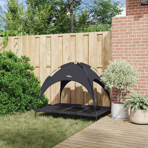 Hundsäng Svart 122 x 93 x 106,5 cm Stål