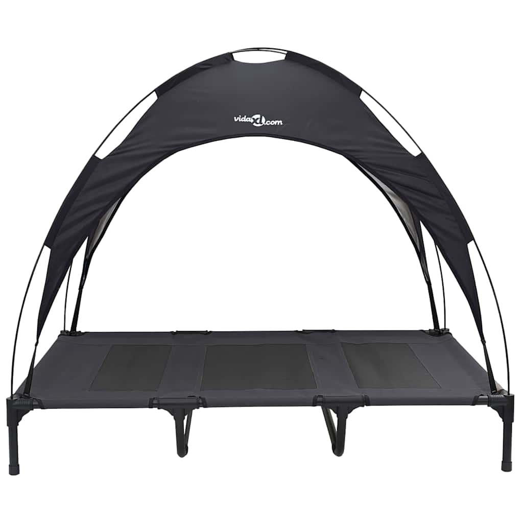 Hundsäng Svart 122 x 93 x 106,5 cm Stål