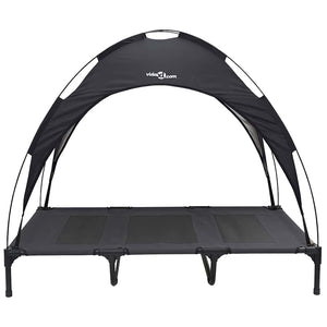 Hundsäng Svart 122 x 93 x 106,5 cm Stål