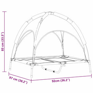 Hundsäng Brun l Stål