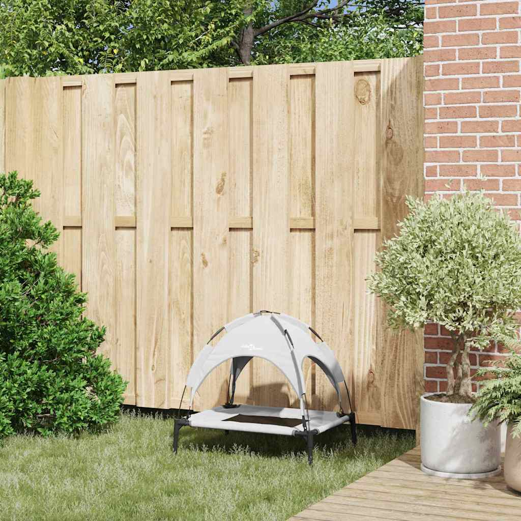 Hundsäng Silvergrå s Stål