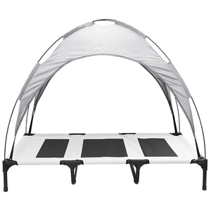 Hundsäng Silvergrå 122 x 93 x 106,5 cm Stål