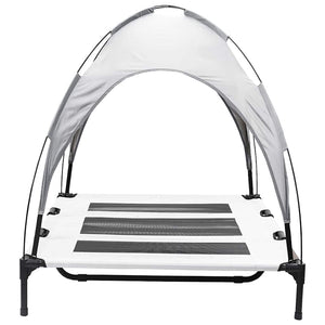 Hundsäng Silvergrå 122 x 93 x 106,5 cm Stål