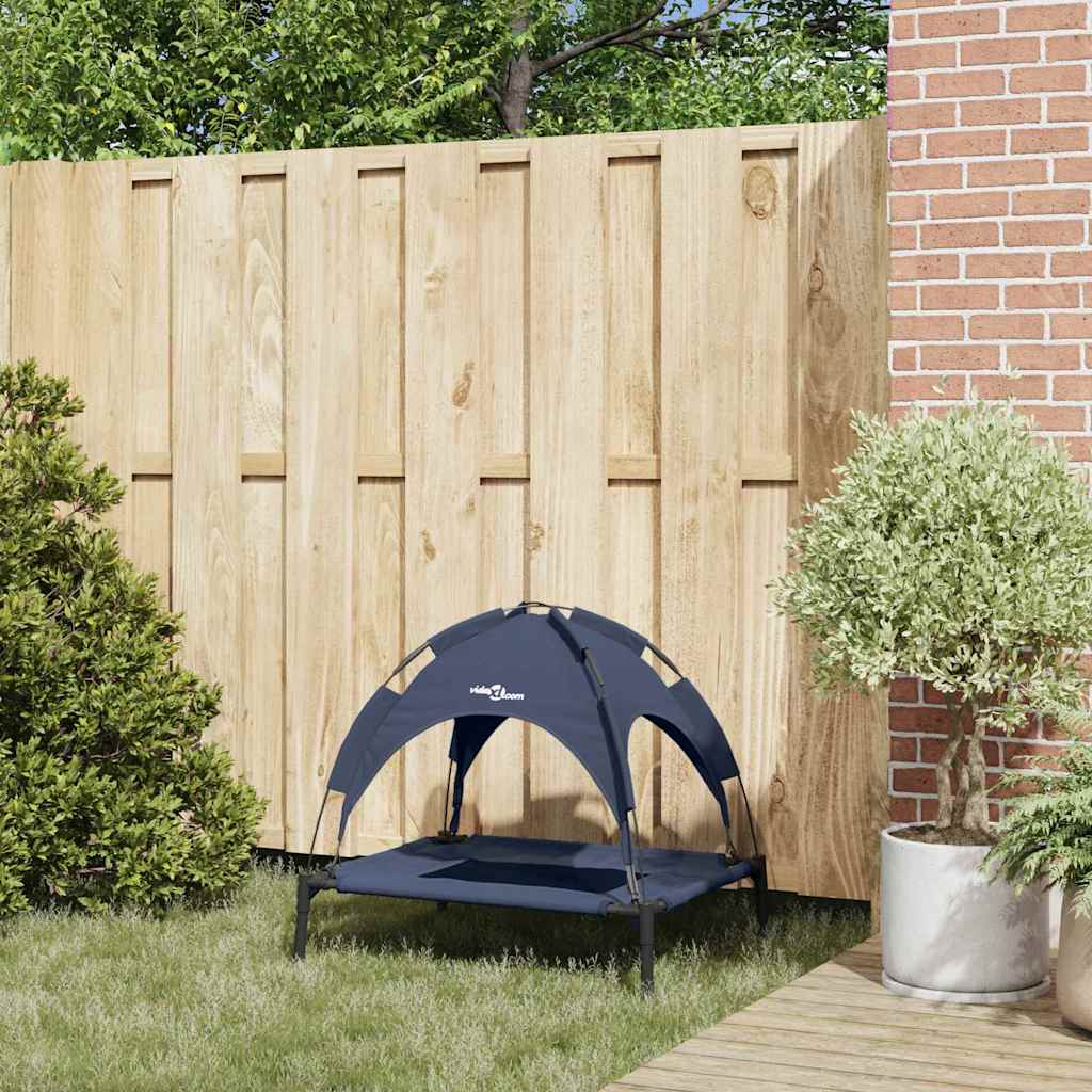 Hundsäng Marinblå m Stål