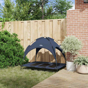 Hundsäng Mörkblå 122 x 93 x 106,5 cm Stål