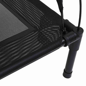 Hundsäng Svart 90 x 81 x 80,5 cm Stål