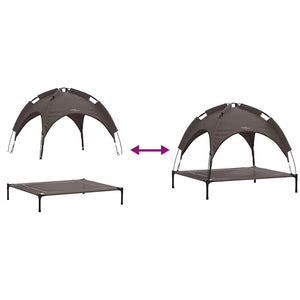 Hundsäng Brun 90 x 81 x 80,5 cm Stål