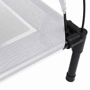 Hundsäng Silvergrå 71 x 64 x 71 cm Stål