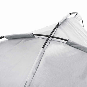 Hundsäng Silvergrå 71 x 64 x 71 cm Stål