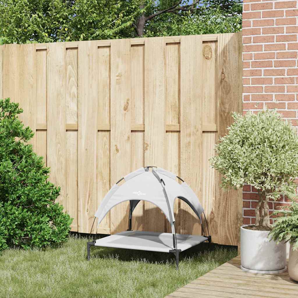 Hundsäng Silvergrå 71 x 64 x 71 cm Stål