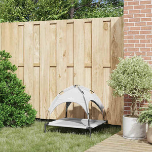 Hundsäng Silvergrå 71 x 64 x 71 cm Stål