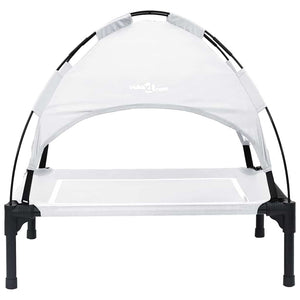 Hundsäng Silvergrå 71 x 64 x 71 cm Stål