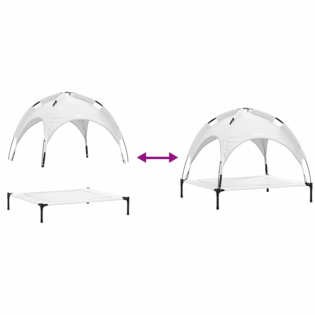 Hundsäng Silvergrå l Stål