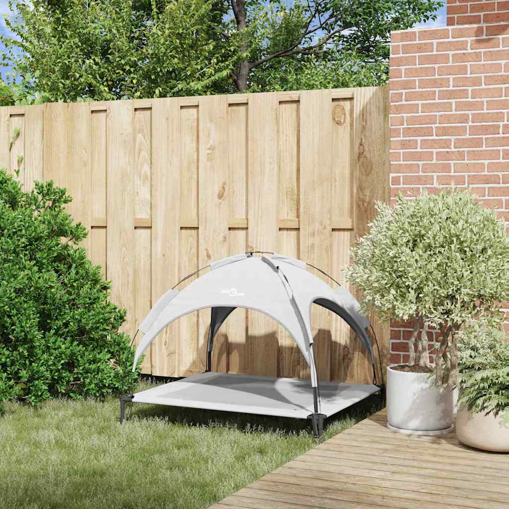 Hundsäng Silvergrå xl Stål