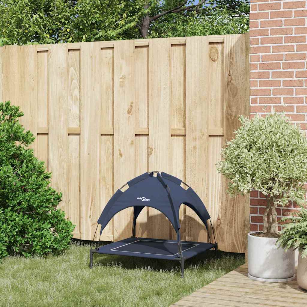 Hundsäng Mörkblå 71 x 64 x 71 cm Stål