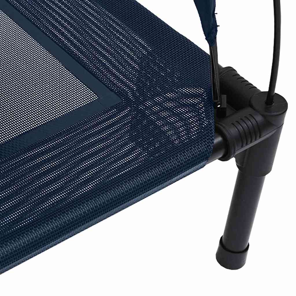 Hundsäng Mörkblå 90 x 81 x 80,5 cm Stål