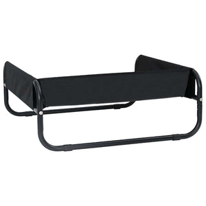 Hundsäng Svart 75 x 75 x 30 cm Stål