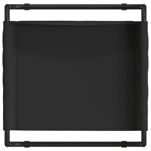 Hundsäng Svart 75 x 75 x 30 cm Stål