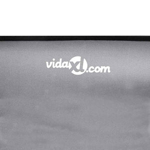 Hundsäng Ljusgrå 70 x 70 x 28,5 cm Stål