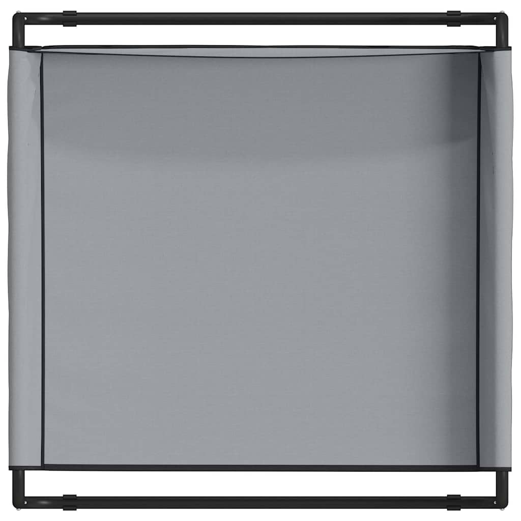 Hundsäng Ljusgrå 70 x 70 x 28,5 cm Stål