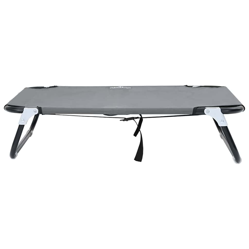 Hundsäng Ljusgrå 70 x 46 x 18 cm Stål