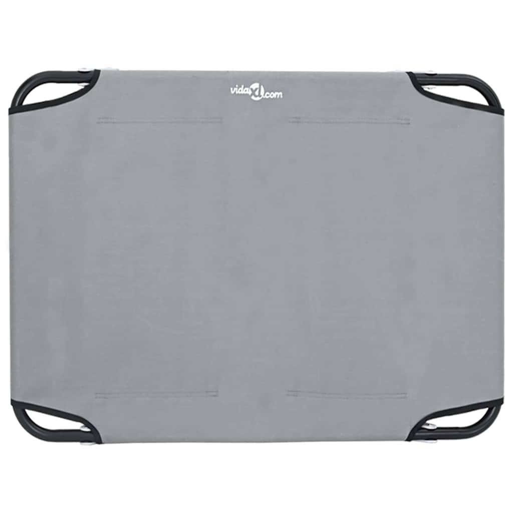 Hundsäng Ljusgrå 70 x 46 x 18 cm Stål